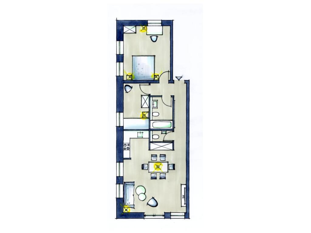 Ferienwohnung Ella 샬베우츠 외부 사진